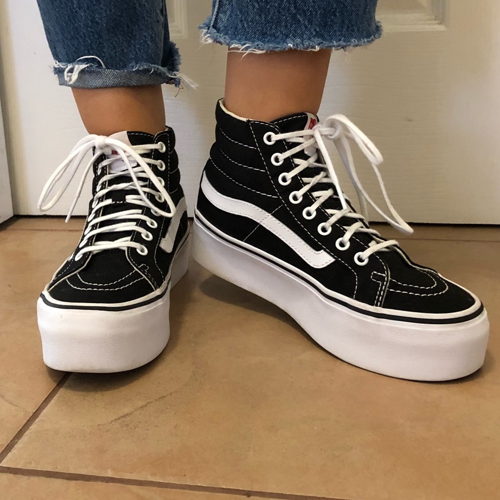 Women’s high top platform Vans